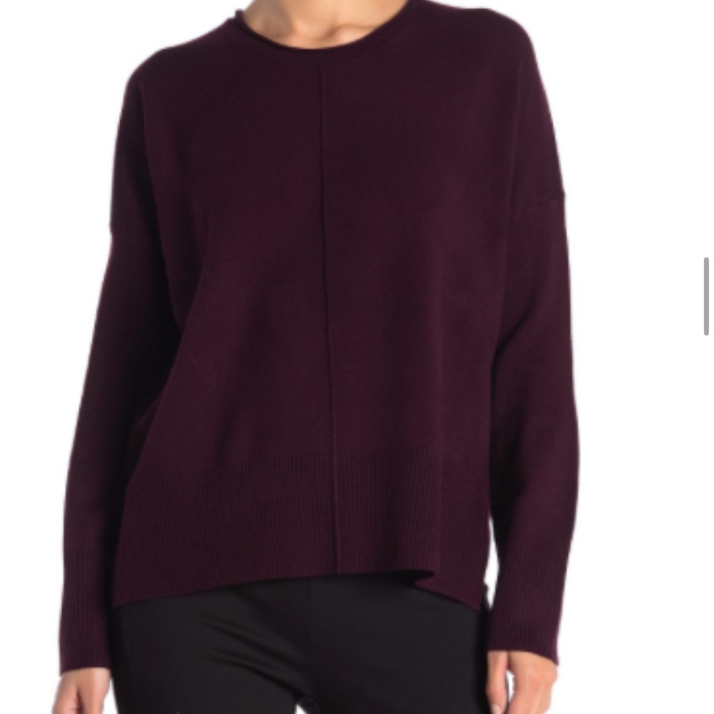 French Connection Deep Purple Crew Neck Sweater